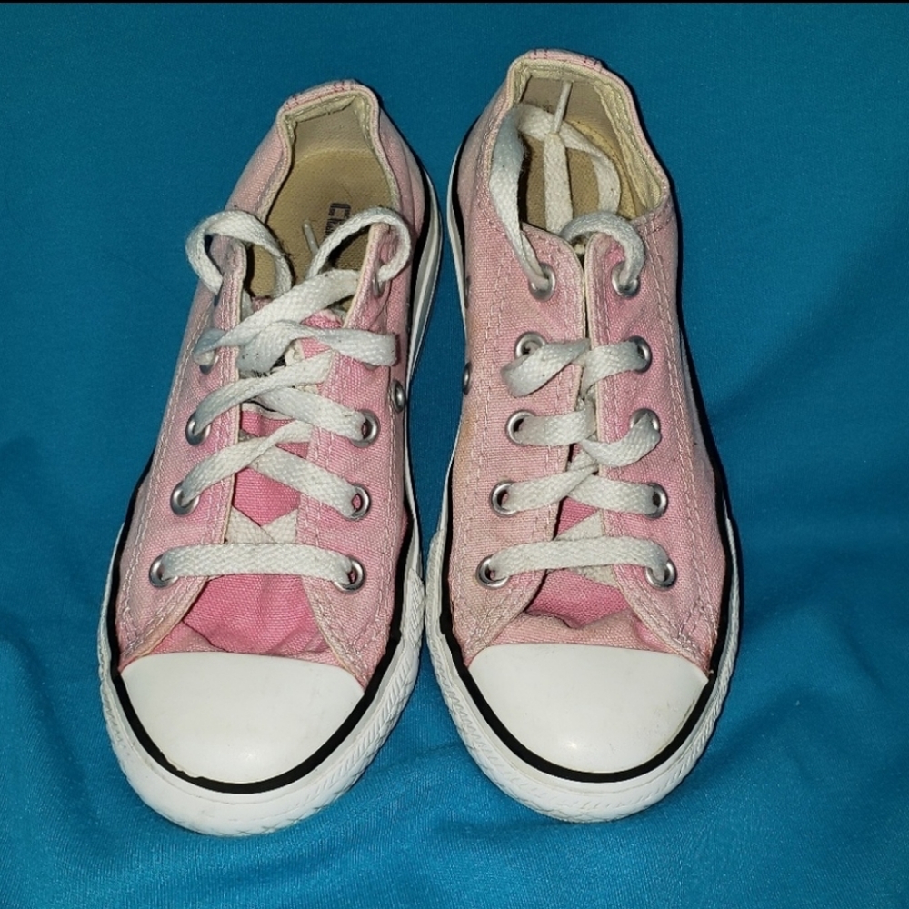 Converse Allstar Girls Baby Pink Low Top Sneakers